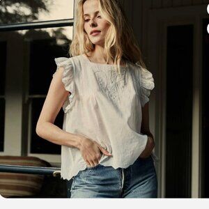 Doen Auden Blouse in Sea Salt
